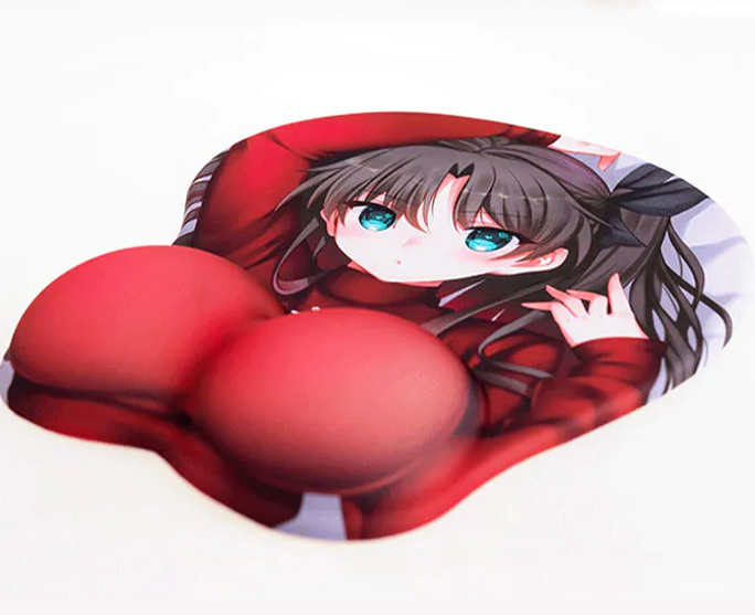 Juni Taisen Zodiac War Usagi 3D Oppai Mouse Pad - Diipoo