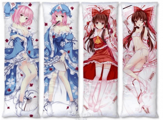 The colors of anime body pillow