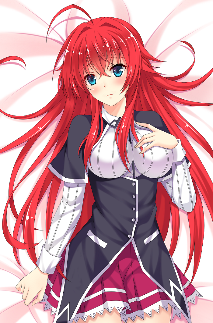 High School Dxd Red Rias Gremory Dakimakura Anime Body Pillow Diipoo