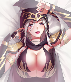 League of Legends Ashe The Frost Archer 3D Mouse Pad Oppai Boobs Mouse Pad