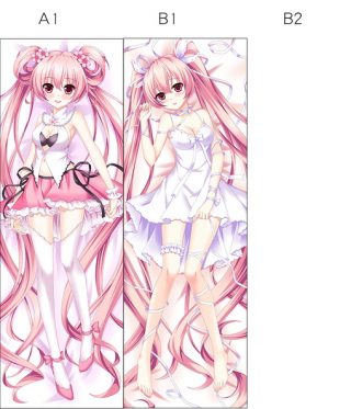 Pink & white Hatsune Miku Dakimakura