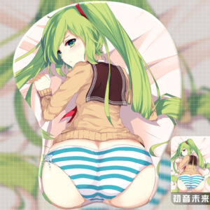 Vocaloid Green Hatsune Miku 3D Butt Mouse Pad Ver 2