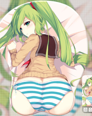 Vocaloid Green Hatsune Miku 3D Butt Mouse Pad Ver 2