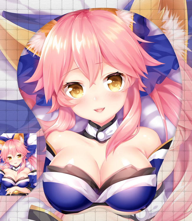 Fate Grand Order Red Tamamo no Mae 3D Oppai Mouse Pad