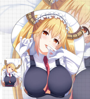 Miss Kobayashi's Dragon Maid Yellow Tohru 3D Oppai Mouse Pad