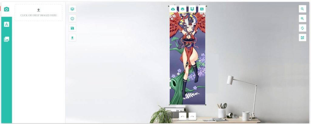 Why does anime wall art come on scrolls?