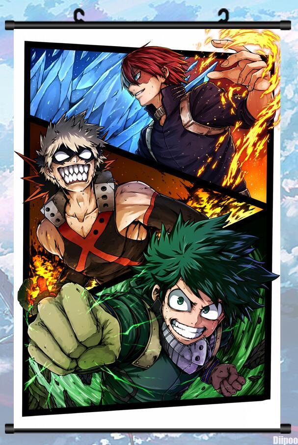 My Hero Academia Wall Scroll Anime Posters - Diipoo