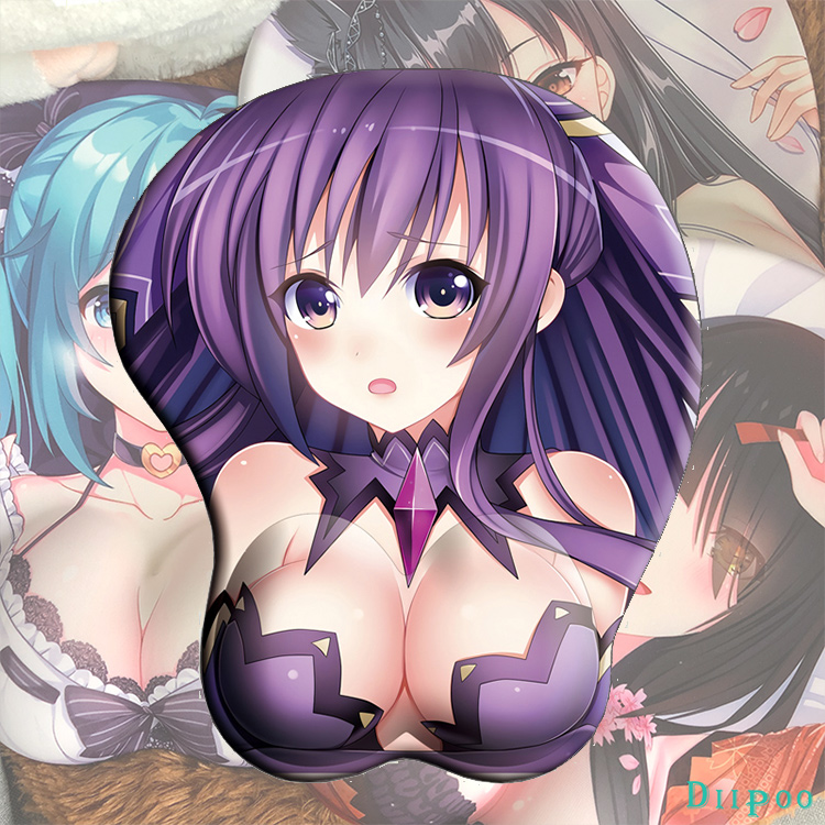Date A Live Tohka Yatogami 3D Oppai Mouse Pad