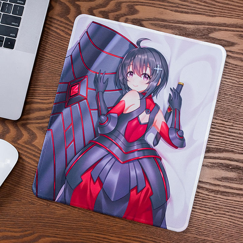 black and white manga characters anime mouse mat - TenStickers