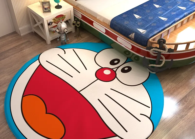 Round Anime Rug: The Must-Have Home Accessory for Living Your Dream!
