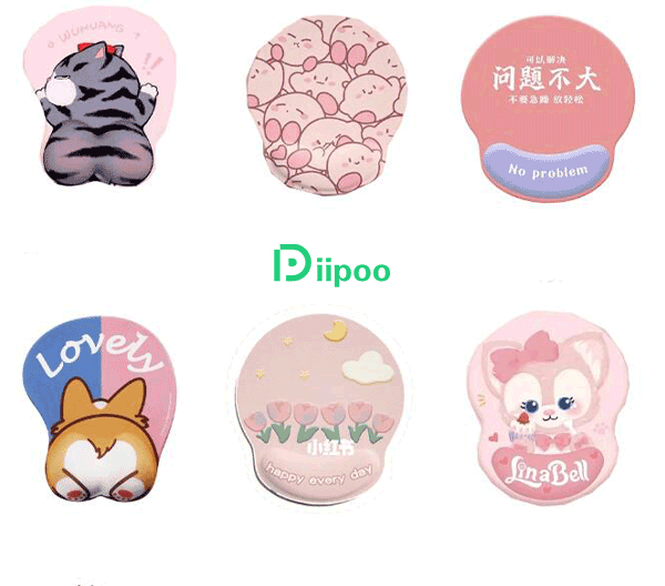 Diipoo Types of 3D mouse pads