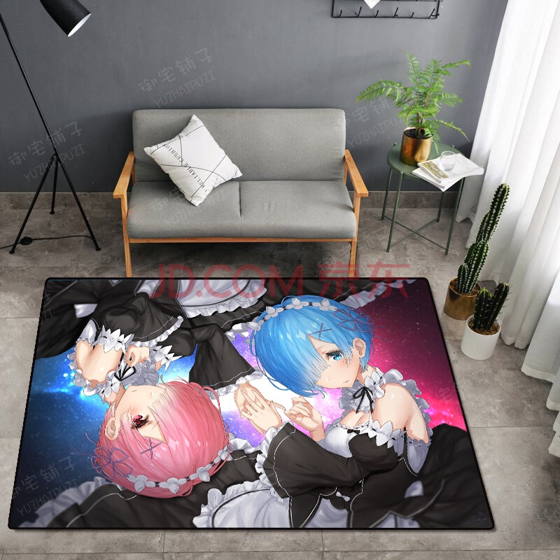 Custom One Piece Area Rug, Personalized Manga Anime Carpet Rug