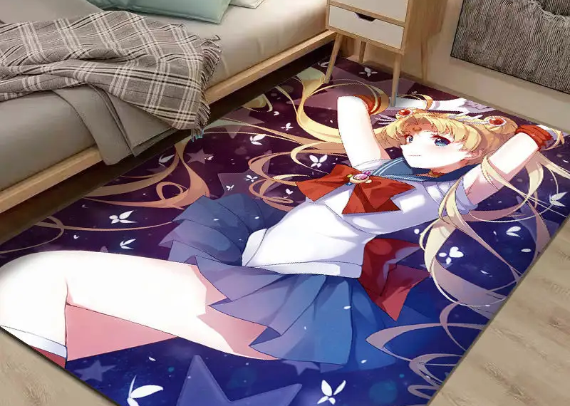 Get Lost In The World Of Anime With Our Large Anime Rug