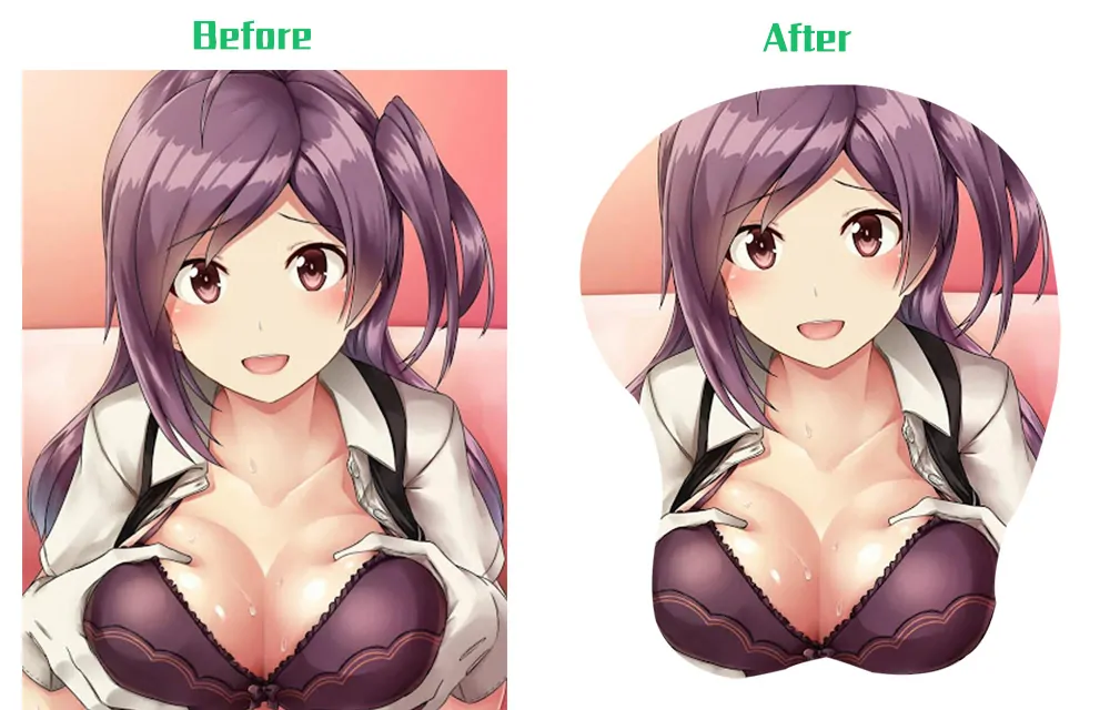 Burst tits 3D Oppai Mouse Pad(Boob Mouse Pad)