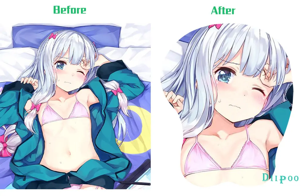 Flat Chested Oppai Mouse Pad