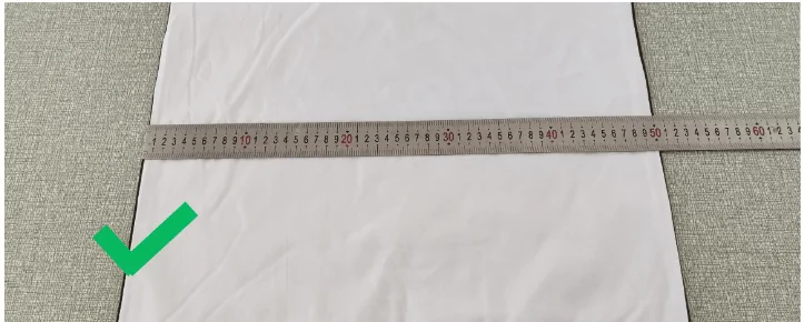 Correct measurement method Pillow inserts Correct measurement method