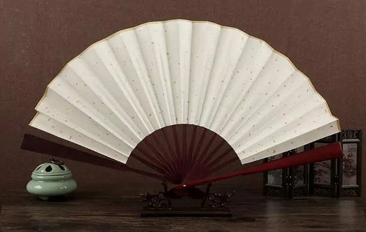 imitation mahogany fan